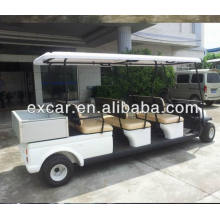 6 seats electric fuel 48V price electric golf car with small cargo